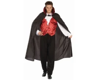 Role play-set for adult Gothic Vampire (cape, shirt, pants), size 52